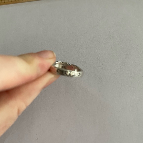 James Avery Hands of Friendship Sterling Silver Ring - Picture 4 of 10